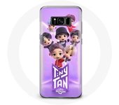 Coque pour Samsung Galaxy S8 BTS TinyTAN Animation Affiche RM Jin Suga J-Hope Jimin Jungkook Et V