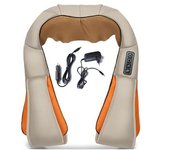 Appareils beauté santé,Shiatsu Épaule Châle Masseur Chauffant Profond Pétrissage Oreiller de Massage Électrique - 4 Keys-EU Plug