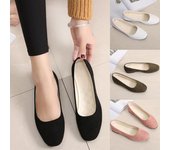 Sagit Mujer Señoras Slip On Zapatos Planos Sandalias Casual Bailarina Zapatos Tamaño 36 verde del ejército