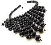Les Trésors De Lily [J6287] - Collar de diseño 'Condesa' negro negro