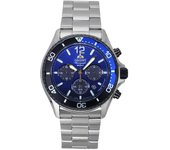 Reloj de buceo de cuarzo Orient Sports RA-TX0208L 200M para hombre, edición limitada del 20.º aniversario, con esfera en degradado azul azul