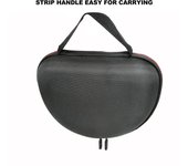 Bolsa para auriculares Estuche para auriculares Estuche rígido de viaje Reemplazo de estuche de almacenamiento para auriculares supraaurales y supraaurales negro