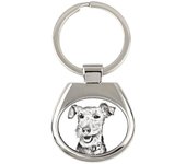 Welsh Terrier, Welshie, Daeargi Cymreig - keychain with a dog, keychain with a print, personalized pendant from the Art-Dog brand plata