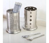 Escurridor de palillos de alta calidad, cesta de acero inoxidable para cucharas, tenedores y palillos, soporte para vajilla y cubiertos.