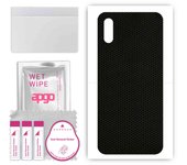 apgo Protective Skin Sticker for the back compatible with Xiaomi Redmi 9A, Wrap Film, Foil, Vinyl - Pattern Matrix