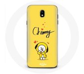 Coque pour Samsung Galaxy S5 BTS Bangtan Garçons BT21 Chimmy Jimin Fond Jaune