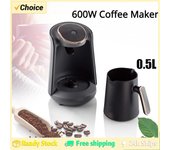 Cafeteras Moka Pot 0.5L Cafetera Turca Semiautomática Taza Térmica Cápsulas de Café para Máquina de Café Capuchino con Leche us