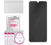 apgo Privacy Matte Hybrid protective glass compatible with LG V60 ThinQ 5G UW, flexible nano glass, great replacement for tempered glass, scratch-resi