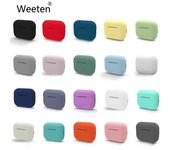 Funda protectora de silicona suave a prueba de golpes para Appe Airpods Pro 2, funda protectora para auriculares Airpods Pro 2 (2022) rojo