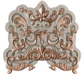 Moldes de silicona con borde para tartas en relieve 3D, moldes para pasta de goma y chocolate, adornos para cupcakes, herramientas de decoración de tartas con fondant