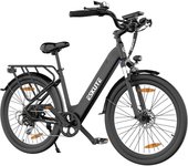 Bicicleta eléctrica ESKUTE Polluno Plus, motor de 250 W, batería de 36 V 20 Ah, sensor de par, autonomía máxima de 80 a 100 km. 26" negro