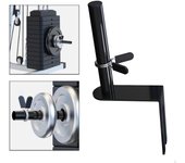 Pasador de pesas para gimnasio con clip de resorte para barra, carga portátil de acero, para agregar