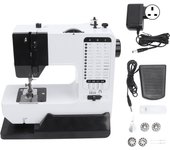 Mini máquina de coser de escritorio multifuncional, de funcionamiento estable y bajo nivel de ruido para el hogar. US Plug