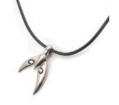 Les Trésors De Lily [J7946] - Collar de plata 'Cola de Tiburón' plata