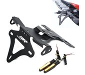 Soporte para matrícula trasera con luz LED para BMW S1000R, S1000 R, S1000RR, S 1000 RR, HP4 (2010-2018)