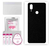 apgo Protective Skin Sticker for the back compatible with Cubot X19s, Wrap Film, Foil, Vinyl - Pattern Matte Black