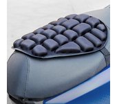 Cojín de asiento de motocicleta de espuma negra, suave, cómodo, transpirable, fundas de asiento, alfombrillas, accesorios para motocicletas y bicicletas eléctricas negro