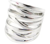 Anillo de Plata 'Coreografía' Plata - 22 mm 52