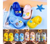 Zapatillas de interior para bebé para niños, zapatillas de verano para niños y niñas, zapatos de dibujos animados, chanclas para niños pequeños, playa 18