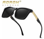 AORON Gafas de sol polarizadas de moda, gafas de sol de diseño clásico masculino para exteriores, gafas de sol UV400 para hombres y mujeres