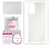 apgo MATTE Protective Skin Sticker for the back compatible with Motorola Moto G Stylus, Wrap Film, Hydrogel Film, Flexible, Soft TPU with positioning
