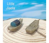 Micropaisaje DIY: Adorno de barco pesquero Wupeng en miniatura wooden boat