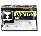 Señuelo blando Jackall Drift Fry de 4 pulgadas, color plateado (3384)