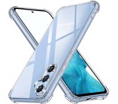 Funda de silicona transparente gruesa a prueba de golpes para Samsung Galaxy A54 5G A34 5G A24 4G A14 4G A04e A50, funda protectora trasera Samsung A50 transparente