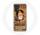 Coque Maniacase pour Samsung Galaxy A32 4G One Piece Wanted Poster Monkey D. Luffy
