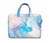 Bolso de mano colorido para ordenador portátil para hombre y mujer, maletín de negocios impermeable de PU, bolso de hombro portátil para ordenador de 13/15 pulgadas 13 inch