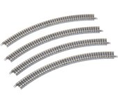 TOMYTEC TOMIX N Gauge Curved Rail F Juego de 4 1851 Suministros para modelismo ferroviario C280-45