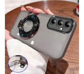 Funda con soporte Magsafe para Samsung Galaxy A13, A12, A22, A32, A52, A72, A51, A71, A31, A21S, A10, A11, A20, A30, A50, A20S, transparente Galaxy A10 azul
