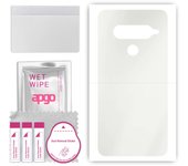 apgo MATTE Protective Skin Sticker for the back compatible with LG G8S ThinQ, Wrap Film, Hydrogel Film, Flexible, Soft TPU with positioning layer easy