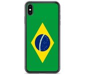 Funda iPhone - Brasil - Drapeau - Souple - Multicolor - Compatible iPhone XS Max