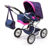 Cochecito de muñecas Reig Big Combi Azul Rosa