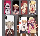 Himiko Toga Boku-funda de teléfono para IPhone 14, 13, 12, 11, XS, X, 8, 7, 6 Plus, Mini Pro Max, SE 2022, color negro suave iPhone SE 2020-2022