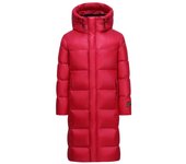 Abrigos de plumón extra largos de moda unisex para hombres y mujeres, abrigo de invierno de alta calidad, chaquetas acolchadas para hombres, parkas de invierno gruesas y cálidas con capucha L negro