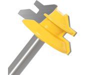 Juego de brocas de enrutador de rebaje de rebaje de 3 piezas Vástago de 8 mm con 12,7 mm, 16 mm, 19,05 mm de altura, cortador de ranura, fresadora, broca de madera, madera 3pcs