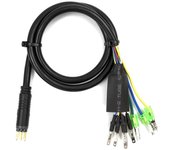 Cable adaptador de motor de conversión de bicicleta a bicicleta eléctrica con conector macho, sensor Hall de 6 pines y 3 60