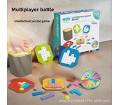 Rompecabezas transfronterizo multijugador: Juego interactivo de reflexión entre padres e hijos
