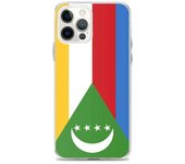 Funda iPhone - Drapeau Comores - iPhone 12 Pro Max - Souple - Multicolore - Verticale