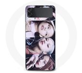 Coque Maniacase pour Samsung Galaxy Z Flip3 blackpink group lisa jennie jisoo rosé