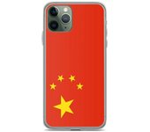 Funda iPhone - Drapeau Chine - iPhone 11 Pro - Souple - Multicolore - Verticale