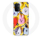 Coque pour Oppo A54 5G BTS Bangtan Sonyeondan BT21 Tata Chimmy Cooky Rj Shooky Koya Mang Et Van