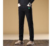 Pantalones vaqueros ajustados negros para hombre, pantalones vaqueros elásticos de lujo, pantalones vaqueros para hombre, pantalones vaqueros de corte recto, talla 28-36 TP703 27 negro
