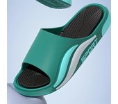 Zapatillas ligeras para hombre con punta abierta, calzado multiusos duradero para primavera y verano 36-37 negro