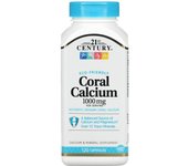 21st Century, Coral Calcium, 1,000 mg, 120 capsules (250 mg per capsule)
