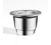 Cápsulas de café Cafetera de acero inoxidable Filtros de cápsulas Taza de 0,13 oz de capacidad para Nespresso U CitiZ plata