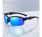 Gafas de sol deportivas para hombre a la moda, gafas de sol polarizadas para exteriores para mujer UV400 blanco