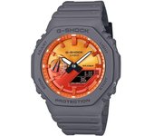 Casio Reloj analógico digital gris redondo G-SHOCK GA-2100FL-8AJF [G-SHOCK Flame Inside Series] para hombre
